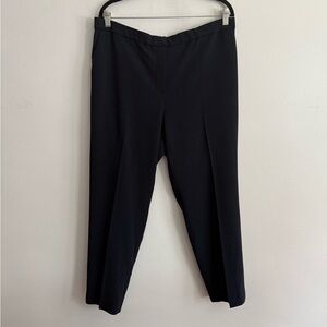 Theory Navy Blue Pull on Ankle Pants Size 16